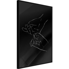 Artgeist Joined Hands (Black) juliste