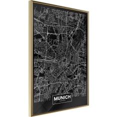 Artgeist City Map: Munich (Dark) juliste