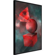 Artgeist Red Solid Figures juliste