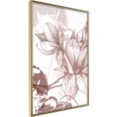 Poster - Drawn Flower