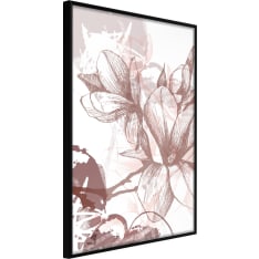 Artgeist Drawn Flower juliste