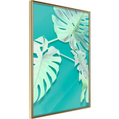 Artgeist Teal Monstera juliste