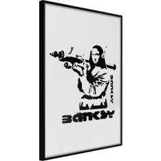 Artgeist Banksy: Mona Lisa with Bazooka I juliste