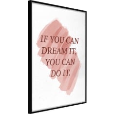 Artgeist Dreams Lead To Success juliste
