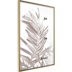 Artgeist Beige Palm poster
