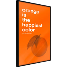 Artgeist Orange Colour juliste