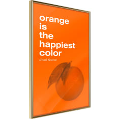 Artgeist Orange Colour juliste