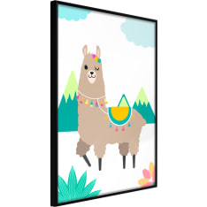 Artgeist Playful Llama juliste