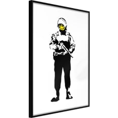 Artgeist Banksy: Smiling Copper juliste