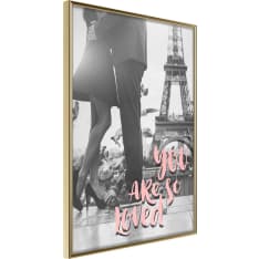 Artgeist Love In Paris juliste