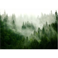 Artgeist Mountain Forest (Green) itseliimautuva fototapetti