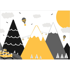 Artgeist Adventure in the Mountains itseliimautuva fototapetti