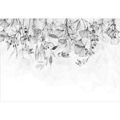 Artgeist Foggy Nature - Grey itseliimautuva fototapetti