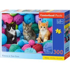 Castorland Kittens in Yarn Store 300p jigsaw puzzle