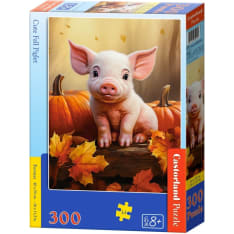 Castorland Cute Fall Piglet 300p jigsaw puzzle