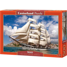 Castorland Tall Ship Leaving Harbour 500p puzzle