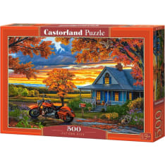 Castorland Autumn Ride 500p jigsaw puzzle