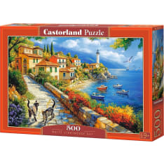 Castorland White Lighthouse Bay 500p jigsaw puzzle