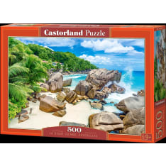 Castorland La Digue Island, Seychelles 500p jigsaw puzzle