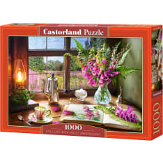 Castorland Still Life With Violet Snapdragons 1000p jigsaw puzzle