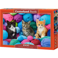 Castorland Kittens in Yarn Store 1000p jigsaw puzzle