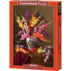 Castorland Gladioli in Chinese Vase 1000p jigsaw puzzle