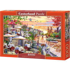 Castorland Romantic City Sunset 1000p jigsaw puzzle