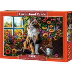 Castorland Blooming Cat Meditation 1000p puzzle