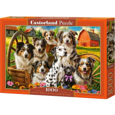 Castorland Happy Dogs In The Countryside 1000p puzzle