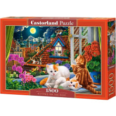 Castorland Kittens on the Roof 1500p puzzle