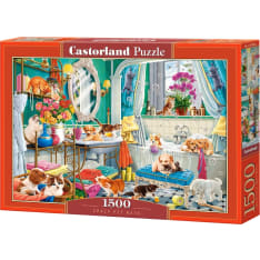 Castorland Crazy Pet Bath 1500p palapeli