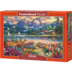 Castorland Spring Mountain Majesty 1500p jigsaw puzzle
