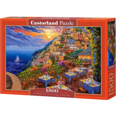 Castorland Romantic Positano Evening 1500p jigsaw puzzle