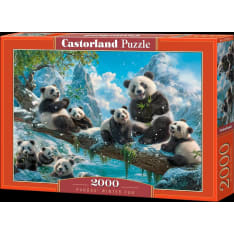 Castorland Pandas' Winter Fun 2000p jigsaw puzzle