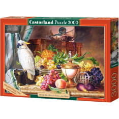 Castorland Josef Schuster : Still Life With Fruit and a Cockatoo 3000p puzzle