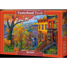 Castorland Autumn City Hill 3000p jigsaw puzzle