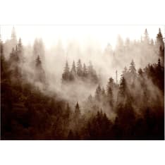 Artgeist Mountain Forest (Sepia) fototapetti