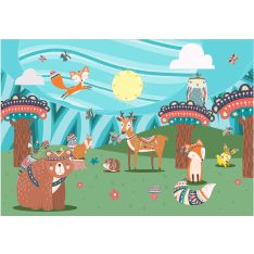 Artgeist Adventures in the Woods fototapetti