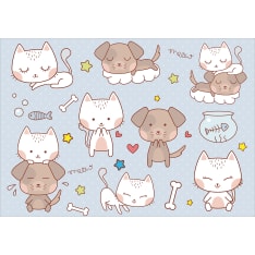 Artgeist Childhood Friends fototapetti