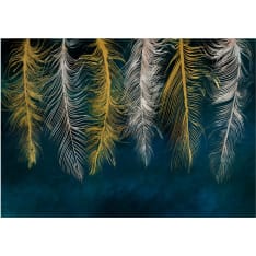Artgeist Gilded Feathers fototapetti
