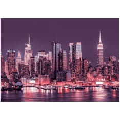 Artgeist Nyc: Purple Nights fototapetti