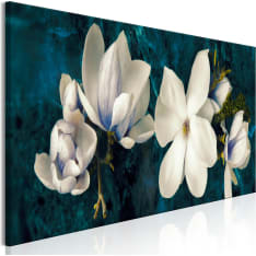 Artgeist Avant-Garde Magnolia (1 Part) Narrow Turquoise taulu