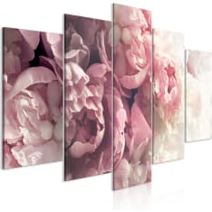Artgeist Vintage Peonies (5 Parts) Wide taulusetti
