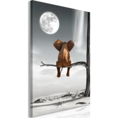 Artgeist Elephant and Moon (1 Part) Vertical taulu