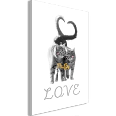 Artgeist Fluffy Love (1 Part) Vertical taulu
