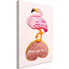 Artgeist Flamingo in Love (1 Part) Vertical taulu