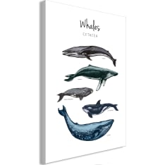 Artgeist Whales (1 Part) Vertical taulu