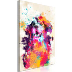 Artgeist Watercolor Dog (1 Part) Vertical taulu