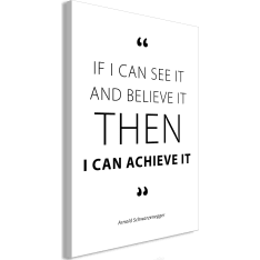 Artgeist Quote - Arnold Schwarzenegger (1 Part) Vertical taulu