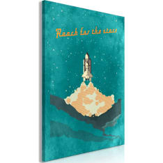 Canvas Print - Reach for the Stars (1 Part) Vertical